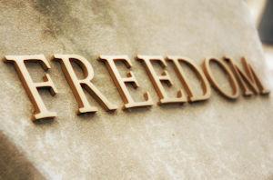 Freedom sign